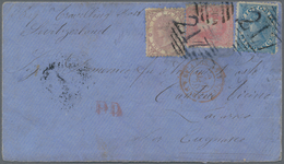 Victoria: 1870, Small Cover Bearing 2d, 4d An 6d 1867/1870 Issue Tied By Large "217"numeral Canc (St - Brieven En Documenten