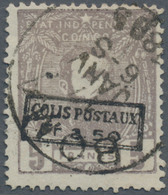 Belgisch-Kongo - Kongo-Staat - Paketmarken: 1889, King Leopold II. 5fr. Lilac With Black Boxed Hands - Sonstige & Ohne Zuordnung