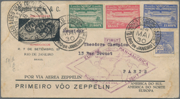 Brasilien - Privatflugmarken Zeppelin: 1930, Zeppelin, South America Flight, Special Envelope Franke - Luftpost (private Gesellschaften)