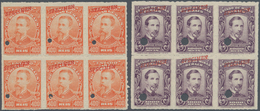 Brasilien - Besonderheiten: 1915 (ca.), Revenue Stamps 'ESTADO DE MINAS GERAIS' 400reis Red-orange ' - Andere & Zonder Classificatie