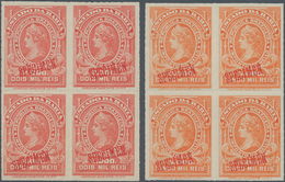 Brasilien - Besonderheiten: 1915 (ca.), Revenue Stamps 'ESTADO DA BAHIA' 2.000reis Orange-red And 5. - Andere & Zonder Classificatie