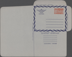 Canada - Ganzsachen: 1950, Unused And Unfolded Postal Stationery Airmail Lettersheet With Invertede - 1953-.... Règne D'Elizabeth II