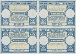 Cuba: 1957, December. International Reply Coupon 12 Centavos (London Type) In An Unused Block Of 4. - Andere & Zonder Classificatie