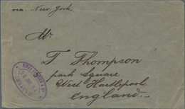Curacao: 1894, Commercial Letter With Unusual Franking Of 11x1 Cent Grey And 7x2 Cent Violet Sent To - Curaçao, Antilles Neérlandaises, Aruba