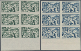 Fezzan: 1946, Definitives Complete Set Of 15 (Fort Sebha, Mosque Mursuk, Map Of Fezzan And Camel Rid - Briefe U. Dokumente