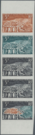 Französische Gebiete In Der Antarktis: 1963, 5fr. Crozet Archipel (Penguins), Imperforate Colour Pro - Briefe U. Dokumente