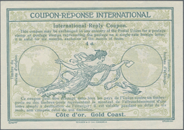 Goldküste: 1925. International Reply Coupon 4 D (Stockholm Type). Collector's Item From Archives! - Côte D'Or (...-1957)