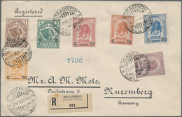 Italienisch-Somaliland: 1906, Benadir Surcharges 2 C./1 L. Cpl. (ex-20 C.) Tied "MOGADISCIO 29 NOV 1 - Somalie