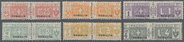 Italienisch-Somaliland - Paketmarken: 1923, Overprints "SOMALIA", 25c.-4l., Complete Set Of Six Valu - Somalia