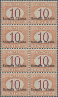 Italienisch-Somaliland - Portomarken: 1920, Italy Postage Due 10c. Orange/carmine With Black Opt. 'S - Somalië