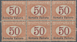 Italienisch-Somaliland - Portomarken: 1920, Italy Postage Due 50c. Orange/carmine With Black Opt. 'S - Somalië