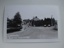 Carte Photo - FONTAINE L'EVEQUE - LEERNES - Rue Du Cimetiere - Fontaine-l'Evêque