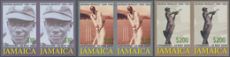 Jamaica: 2009, 100th Birthday Of George Headley (cricket Player) Complete Set Of Three In Horizontal - Giamaica (1962-...)