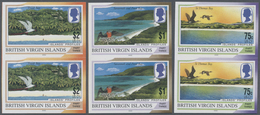 Jungferninseln / Virgin Islands: 2002, Island Views Of Virgin Gorda Complete Set In Vertical IMPERFO - British Virgin Islands