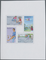 Mauritius: 2009, Child's Play, IMPERFORATE Proof Se-tenant Block Of Four, Mint Never Hinged. - Mauricio (...-1967)