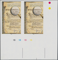 Mauritius: 2010, Bicentenary Of The British Conquest Of Isle De France Complete Set Of Two In Horizo - Maurice (...-1967)