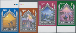 Montserrat: 2000, Christmas Complete IMPERFORATE Set Of Four From Upper Or Lower Margins And The Imp - Otros & Sin Clasificación