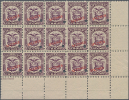 Panama: 1915, Revenue Stamps 'IMPUESTO DE CONSUMO INTERNO' (domestic Consumption) B/0.02 Violet (coa - Panamá