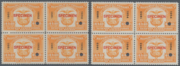 Panama: 1945/1954 (ca.), Revenue Stamps 'TIMBRE NACIONAL' (national Tax, Coat Of Arms) Six Different - Panamá