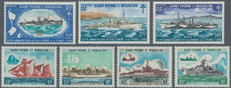 St. Pierre Und Miquelon: 1971, Ships, Two Issues MNH. - Sonstige & Ohne Zuordnung