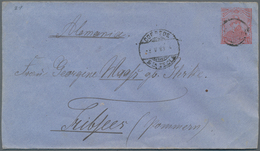 El Salvador - Ganzsachen: 1890, Two Stationery Envelopes: General Carlos Ezeta 10 C Orange On Bluish - Salvador