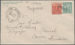 El Salvador - Ganzsachen: 1897, Two Stationery Envelopes: 1 C Carmine Uprated 2 C Green And 2 C Gree - Salvador