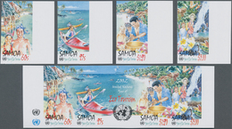 Samoa: 2002, International Year Of Eco Tourism Complete IMPERFORATE Set Of Four Singles From Right M - Samoa