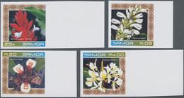 Samoa: 2002, Ginger Plants Complete IMPERFORATE Set Of Four From Right Margins, Mint Never Hinged An - Samoa