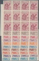 Spanisch-Sahara: 1936, Native With Dromedary Prepared Reprint But NOT ISSUED Set Of Ten Without Cont - Sahara Español