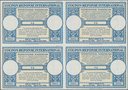Südafrika: 1955, June. International Reply Coupon 9 D (London Type) In An Unused Block Of 4. Luxury - Storia Postale