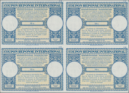 Südafrika: 1960, July. International Reply Coupon 10 C (London Type) In An Unused Block Of 4. Luxury - Cartas & Documentos