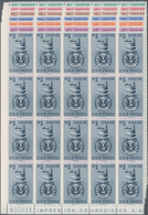 Venezuela: 1951, Coat Of Arms 'ANZOATEGUI' Normal Stamps Complete Set Of Seven In Blocks Of 20 From - Venezuela