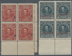 Venezuela - Stempelmarken: 1910 (ca.), Four Different Revenue Stamps 'TIMBRE FISCAL' (Sucre) 5c. Bro - Venezuela