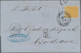 Venezuela - Schiffspost: 1864 Steamer "Robert Todd"s Shipletter Stamp For St. Thomas, Danish West In - Venezuela