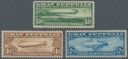 Vereinigte Staaten Von Amerika: 1930, 65 C - 2,60 $ ZEPPELIN-set Complete Mint Never Hinged, Scott 1 - Storia Postale