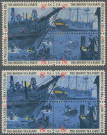 Vereinigte Staaten Von Amerika: 1973. Se-tenant Block Of 4 For The Complete Set "200 Years Of Indepe - Storia Postale