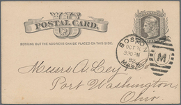 Vereinigte Staaten Von Amerika - Ganzsachen: 1882 Commercially Used Picture Postal Stationery Card W - Altri & Non Classificati