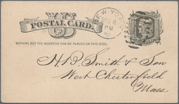 Vereinigte Staaten Von Amerika - Ganzsachen: 1882 Commercially Used Picture Postal Stationery Card W - Altri & Non Classificati