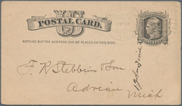 Vereinigte Staaten Von Amerika - Ganzsachen: 1883 Commercially Used (Boston Leavitt Cancel) Picture - Autres & Non Classés