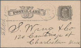 Vereinigte Staaten Von Amerika - Ganzsachen: 1883 Commercially Used Picture Postal Stationery Card W - Andere & Zonder Classificatie
