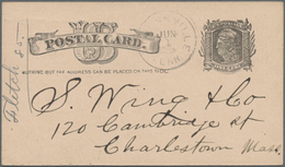 Vereinigte Staaten Von Amerika - Ganzsachen: 1883 Commercially Used Picture Postal Stationery Card W - Autres & Non Classés