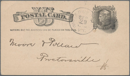 Vereinigte Staaten Von Amerika - Ganzsachen: 1883 Commercially Used Picture Postal Stationery Card W - Otros & Sin Clasificación