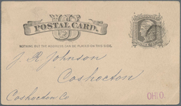 Vereinigte Staaten Von Amerika - Ganzsachen: 1883 Commercially Used Picture Postal Stationery Card W - Otros & Sin Clasificación