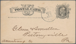 Vereinigte Staaten Von Amerika - Ganzsachen: 1883 Commercially Used Picture Postal Stationery Card W - Altri & Non Classificati
