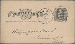 Vereinigte Staaten Von Amerika - Ganzsachen: 1884 Commercially Used Picture Postal Stationery Card W - Sonstige & Ohne Zuordnung