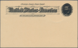 Vereinigte Staaten Von Amerika - Ganzsachen: 1891, Unused Postal Stationery Card With Double Impress - Sonstige & Ohne Zuordnung