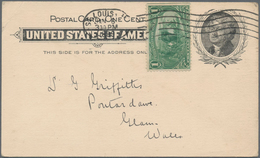 Vereinigte Staaten Von Amerika - Ganzsachen: 1899 Commercially Used Uprated Postal Stationery Card W - Autres & Non Classés