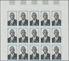 Wallis- Und Futuna-Inseln: 1971, Death Anniversary Of General De Gaulle, Both Values In Imperforate - Other & Unclassified