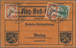 Flugpost Deutschland: 1912. Pioneer Airmail Card Flown On The Gelber Hund (Yellow Dog) Mail Plane Wi - Luft- Und Zeppelinpost