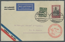 Zeppelinpost Deutschland: 1930 - SAF, Zuleitung Danzig Auf Flugbrief Mit Bestätigungsstempel Und Rs. - Luchtpost & Zeppelin